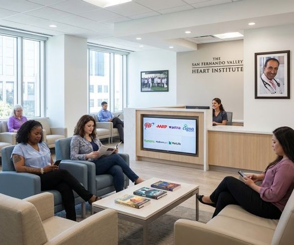 Modern cardiology office with advanced diagnostic equipment