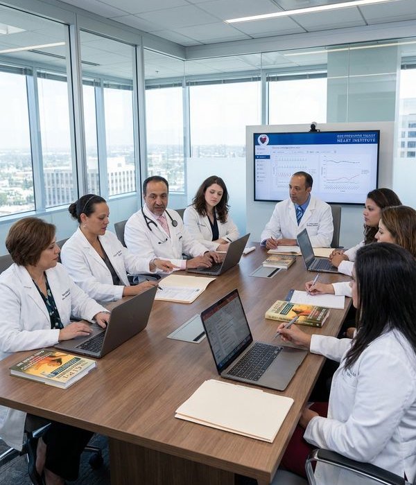 Los Angeles Heart Specialists team collaborating on patient care