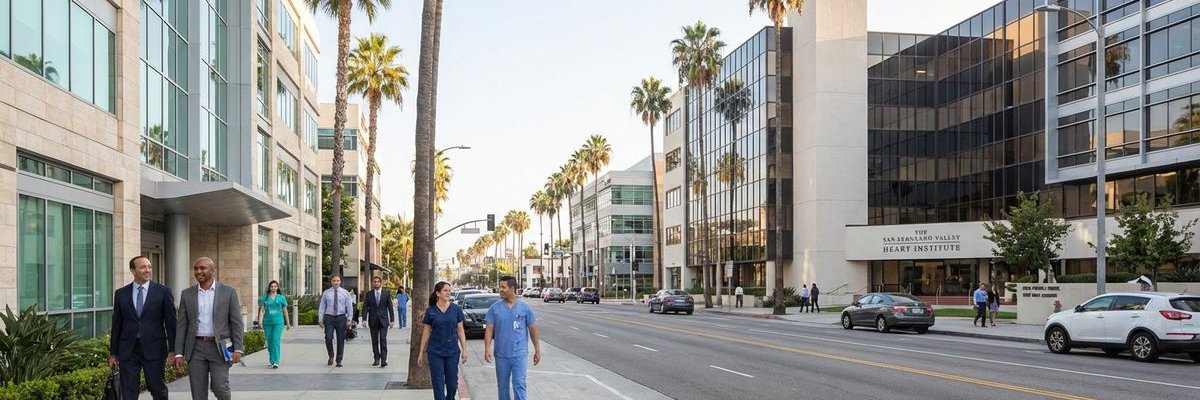 Map showing Los Angeles Heart Specialists office location